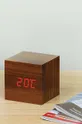 Namizna ura Gingko Design Cube Click Clock 
