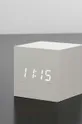 Stolni sat Gingko Design Cube Click Clock bijela