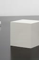 Stolové hodiny Gingko Design Cube Click Clock biela GK08W13