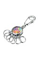 TROIKA breloc cu carabinier Colourful Leaves multicolor TR.KYR01.A084