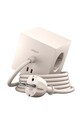 Магнитный зарядный куб Avolt Square 1, 2 x USB, 1,8 m бежевый SQ1.EUFC20.18BE