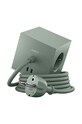 Магнітний зарядний куб Avolt Square 1, 2 x USB, 1,8 m зелений SQ1.EUFC20.18OG