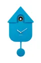 голубой Настенные часы Karlsson Modern Cuckoo Unisex