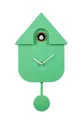 zielony Karlsson zegar ścienny Modern Cuckoo Unisex