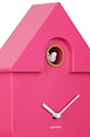 Obývacia izba a spálňa Nástenné hodiny Karlsson Modern Cuckoo KA5768BP ružová