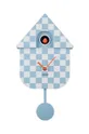 niebieski Karlsson zegar ścienny Modern Cuckoo Unisex