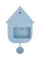 Настенные часы Karlsson Modern Cuckoo голубой KA5968LB