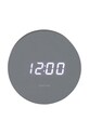 Будильник Karlsson Spry Round LED сірий KA5981GY