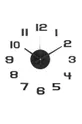 czarny Karlsson zegar ścienny DIY Sunset Number Unisex