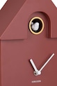Obývacia izba a spálňa Nástenné hodiny Karlsson Modern Cuckoo KA5768RD červená