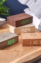 Gingko Design zegar stołowy Flip Click Clock G003R8 brązowy AA00