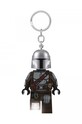 Kľúčenka s baterkou Lego Star Wars The Mandalorian čierna LGL.KE187