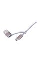 Lifestyle TROIKA cablu de incarcare Dreizack 3 w 1 TRCBL30.GY multicolor