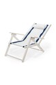 Business & Pleasure Co. leżak składany z poduszką Tommy Chair multicolor BPC.TW.RIV.WHT