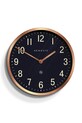 Ρολόι τοίχου Newgate Master Edwards Wall Clock μαύρο KB995LUGG372RAC