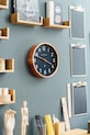 Σαλόνι και υπνοδωμάτιο Ρολόι τοίχου Newgate Master Edwards Wall Clock KB995LUGG372RAC μαύρο