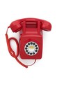 GPO telefon stacjonarny 746 czerwony GPO57