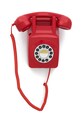 Lifestyle GPO telefon stacjonarny 746 GPO57 czerwony