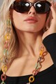 Lifestyle LaCoqueFrançaise łańcuszek do okularów Cassy LE316722 multicolor