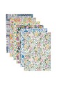 Galison hârtie de împachetat cadouri Liberty Gift Wrap Book 60615. multicolor AA00