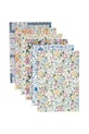 Galison hârtie de împachetat cadouri Liberty Gift Wrap Book 60615. multicolor AA00
