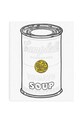 Лайфстайл Набір для малювання за номерами Galison Andy Warhol Soup Can 60524 барвистий