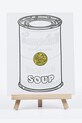 Набір для малювання за номерами Galison Andy Warhol Soup Can барвистий 60524