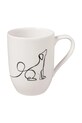 Villeroy & Boch set tazze Statement Dog 280 ml pacco da 2 10.1621.8408 bianco AA00