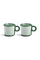 &k amsterdam set căni 300 ml 2-pack verde 2844.05