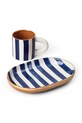 ferm LIVING csésze tányérral Milu Snack Set 1104264860 többszínű AA00
