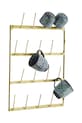 Organizátor na poháre Madam Stoltz 40 x 7 x 62 cm 35877AB žltá AA00