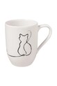 Villeroy & Boch set tazze Statement Cat 280 ml pacco da 2 10.1621.8409 bianco AA00