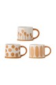 Bloomingville bögre készlet Linora 450 ml 3 db narancssárga 82060557