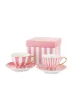 Набор чашек и блюдец на 2 персоны home & lifestyle 220 ml
