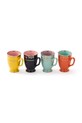 Pols Potten zestaw kubków 4-pack 230.400.618 multicolor AA00