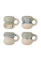 Sada pohárov Bloomingville Luna 9 x 10 cm 4-pak béžová 82062967