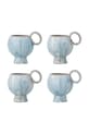 Bloomingville zestaw kubków Avonlea 9 x 10,5 cm 4-pack niebieski 82072481