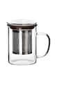 Affek Design cană cu infuzor Peter 400 ml transparent HTID2812.SR
