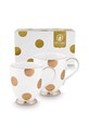 Pip Studio zestaw filiżanek Dot Delight 350 ml 2-pack żółty 51002517