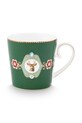 Pip Studio kubek Love Birds Medallion 300 ml zielony 51002523