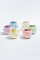 Egg Back Home zestaw kubków 90 ml 6-pack 1211.6H7D.MT.MixT multicolor AA00