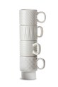 Sagaform zestaw kubków Coffee & More 100 ml 4-pack biały 5017880