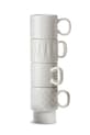 Sagaform zestaw kubków Coffee & More 100 ml 4-pack biały 5017880