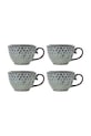 Набор кружек Bloomingville Katrina 365 ml 4 шт голубой 82072690
