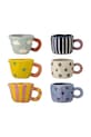Σετ φλιτζάνια Bloomingville Nini 110 ml 6-pack πολύχρωμο 82072858