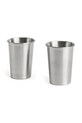 HAY set di tazze in acciaio inossidabile 11 x 8,6 x 8,6 cm grigio AE962.A668.AS24