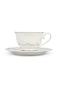 S|P Collection zestaw filiżanek ze spodkiem z porcelany szkliwionej 190 ml biały 856236