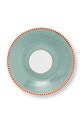Kuchnia i bar Pip Studio filiżanka ze spodkiem z porcelany szkliwionej 120 ml 51004220 turkusowy