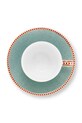 Pip Studio zestaw filiżanek ze spodkiem z porcelany 120 ml turkusowy 51004222