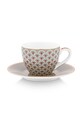 Pip Studio csésze csészealjjal porcelán 120 ml többszínű 51004216